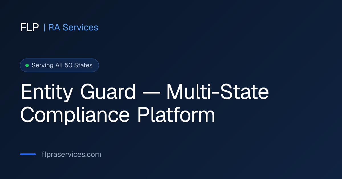 Entity Guard — Compliance Platform | FLP RA Services